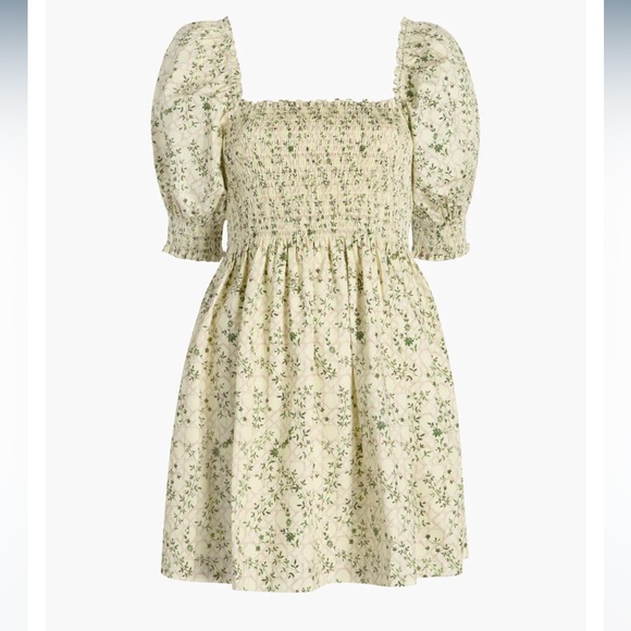 Hill House Dresses & Skirts - Hill House The Athena Nap Dress in basket weave yellow